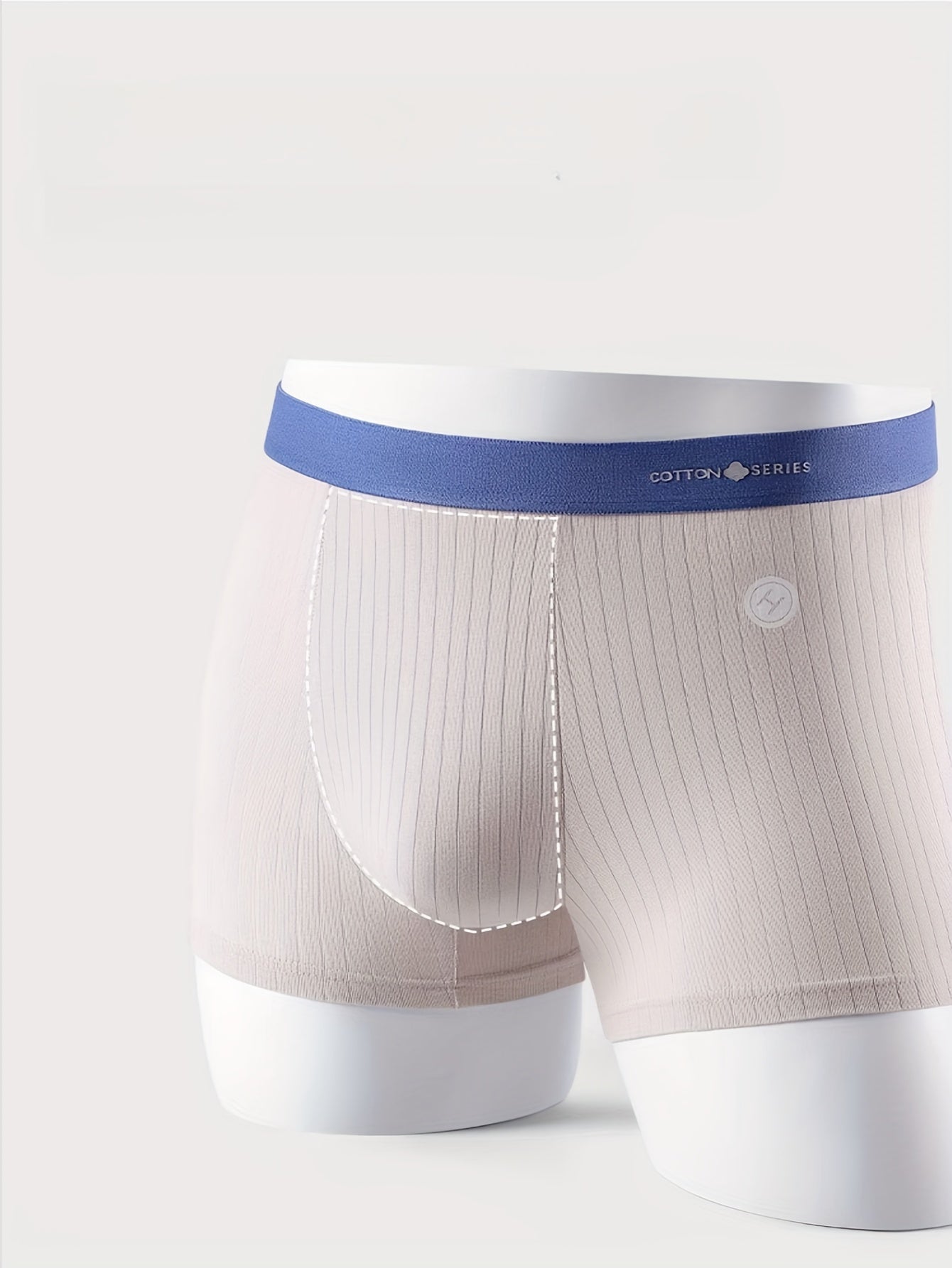 4pcs Men's Underwear, Cotton Breathable Soft Comfy Skin-friendly Stretchy Boxer Briefs Shorts, Perfect For Everyday Wear