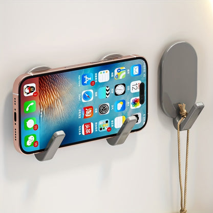 5pcs/Set Bathroom Towel Hook, Wall-Mounted Hanger, Multi-Functional Hook For Hanging Clothes Towel And Robe, Bathroom Accessories