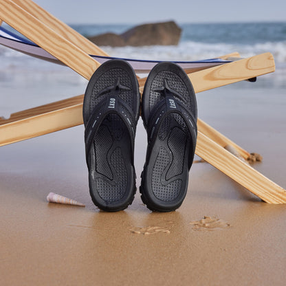 Men's Flip Flops, Outdoor Beach Thong Sandals, Arch Support Athletic Slides, Casual Lightweight Anti-skid Slippers