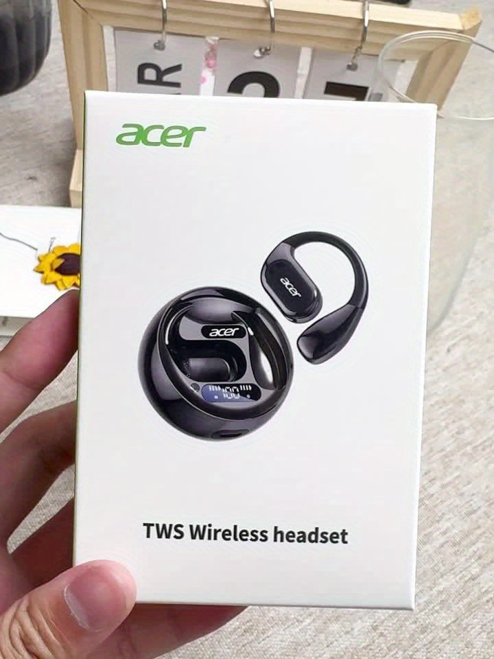 Acer OHR510 Pure Bass Sound Wireless Wireless Earbuds - New Model Over-Ear Design, Long Battery Life, High-Quality Sound for Sports