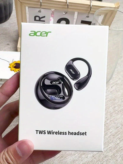 Acer OHR510 Pure Bass Sound Wireless Wireless Earbuds - New Model Over-Ear Design, Long Battery Life, High-Quality Sound for Sports