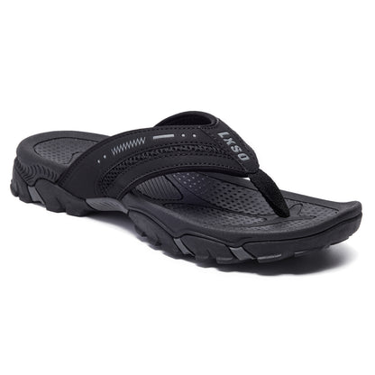 Men's Flip Flops, Outdoor Beach Thong Sandals, Arch Support Athletic Slides, Casual Lightweight Anti-skid Slippers