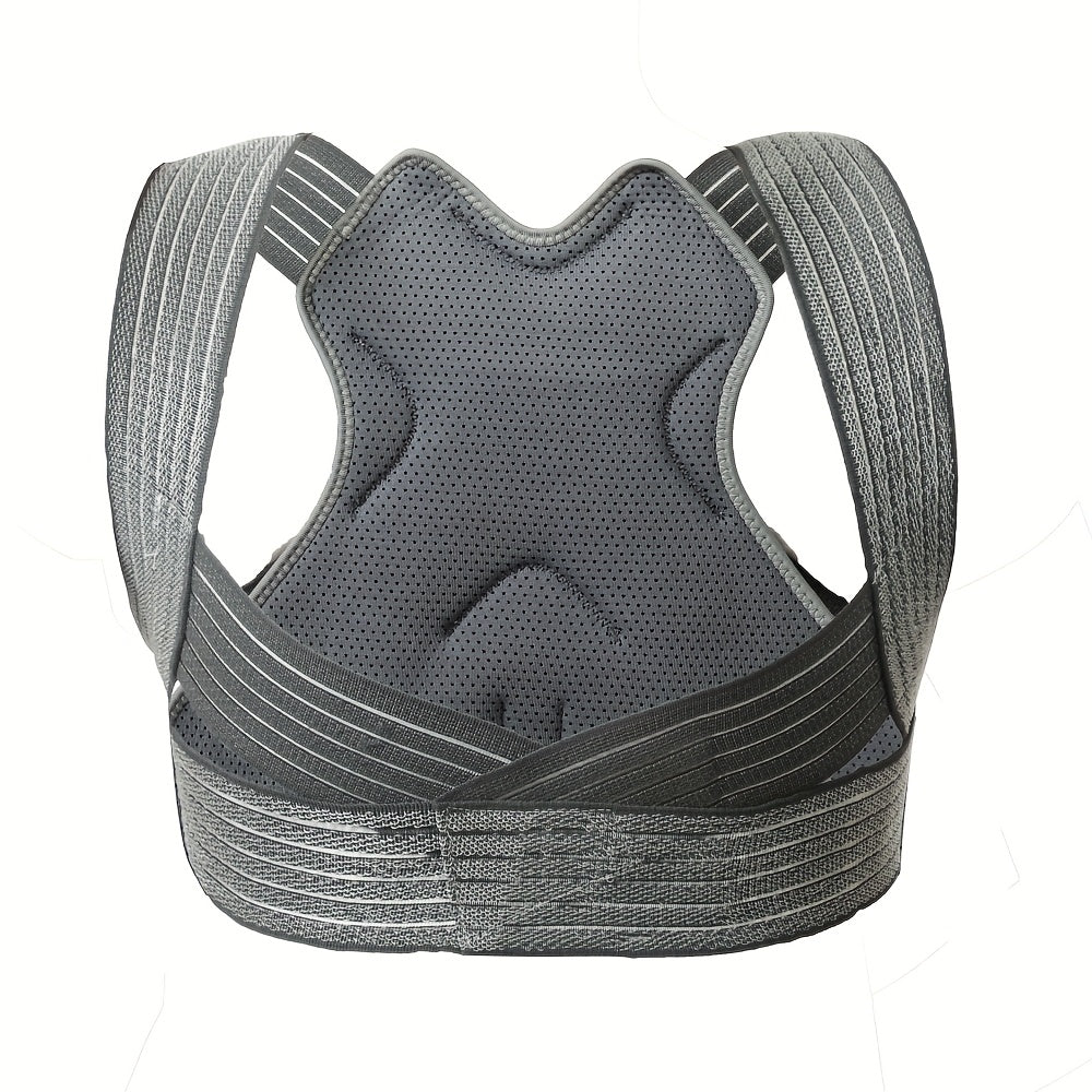 Posture corrector, unisex adjustable posture trainer with breathable mesh, lightweight and comfortable, suitable for gym and daily use, fitness accessory