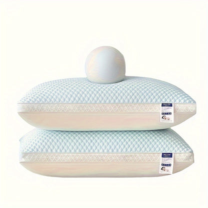 2pcs Cooling Tofu Pillows - Breathable, Neck Support for Comfortable Sleep in Home, Bedroom, or Hotel - Perfect Holiday Gift