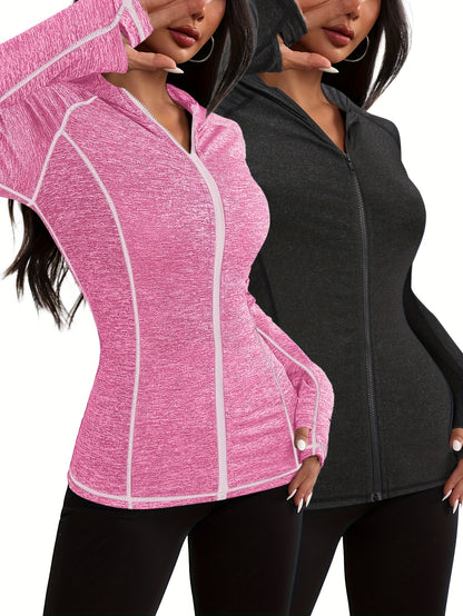 Conjunto de duas peças feminino casual desportivo