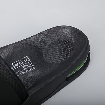 Men'S Casual Slip-On Sandals with "2W" Embroidery - Non-Slip, EVA Material, Black and Brown, Comfortable for Indoor and Outdoor Use, Casual Footwear | Stylish Sandals | EVA Sandals