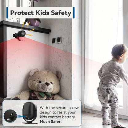 Motion sensor alarm with remote control, 125dB anti-theft alarm system, suitable for home, RV, garage, office, apartment, car