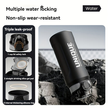 32oz Stainless Steel Pop-Up Water Bottle nRMEi - 316 Stainless steel, BPA-Free, 4-season hot/cold water retention, large capacity for outdoor activities, travel, daily use, insulated water bottle, Sleek M