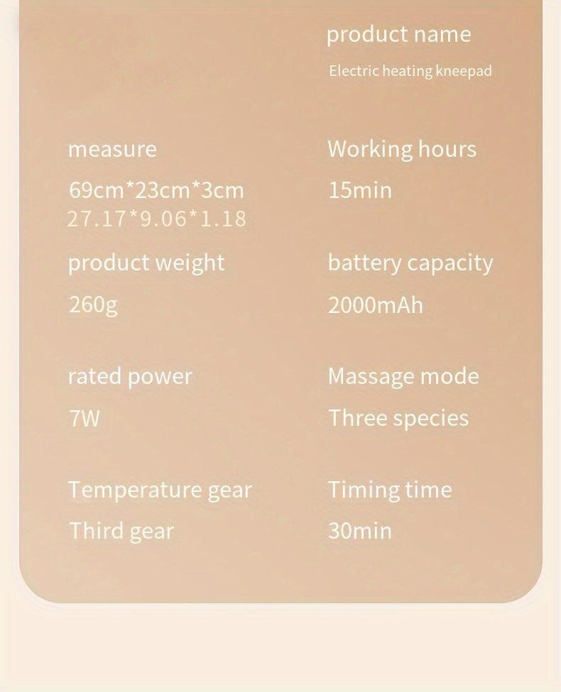 Intelligent Charging, Heating, Vibration Knee Massage Instrument For Middle-aged And Elderly People's Shoulder And Knee Dual Use