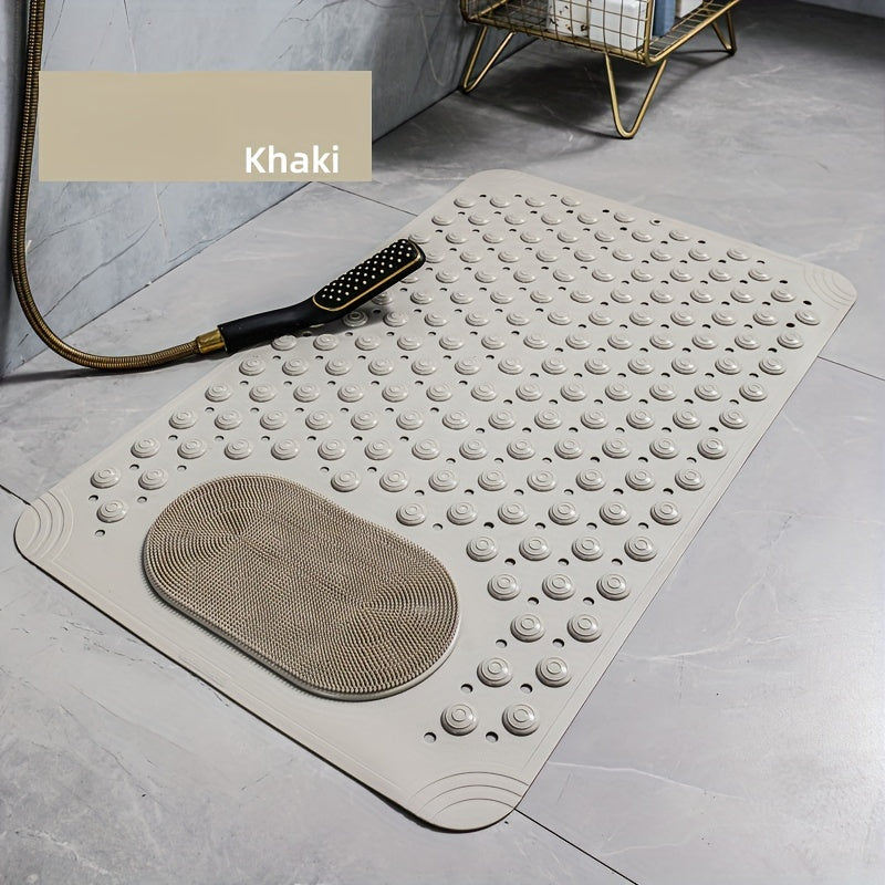 Available in 5 colors, bathroom anti-slip massage mat, hotel shower floor mat, toilet mat, shower bath rug, home massage pad