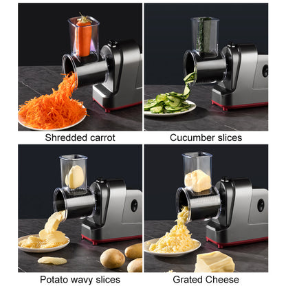 Electric Vegetable Cutter, Multifunctional Kitchen Vegetable Shredder, Potato Slicer, Saved Fruits and Vegetables in Time for Home, Restaurants, and More