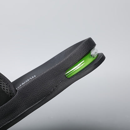 Men'S Casual Slip-On Sandals with "2W" Embroidery - Non-Slip, EVA Material, Black and Brown, Comfortable for Indoor and Outdoor Use, Casual Footwear | Stylish Sandals | EVA Sandals