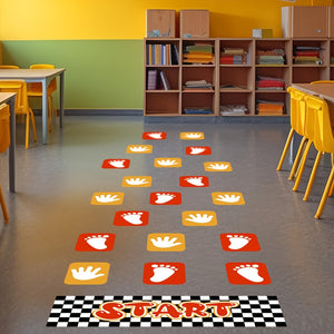 Conjunto 21 Autocolantes Decorativos de Chão