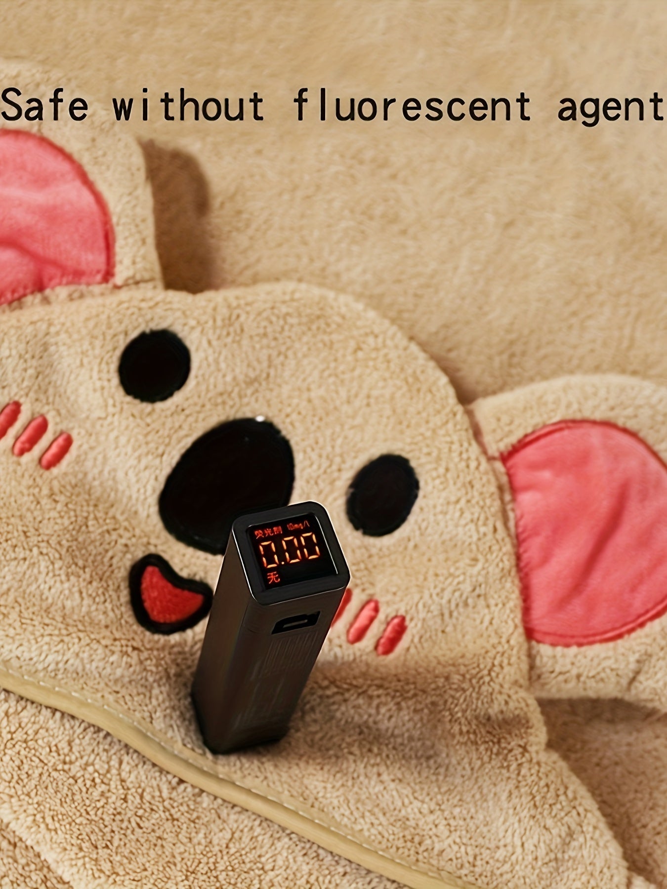 Baby Comfy Hooded Quick Drying Bath Towel For Bathroom Beach, Cute Cartoon Cloak For 0-3 Years Old, Ultra-Soft, Super Absorbent, Gentle-on-Skin Towel