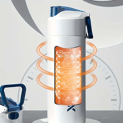 1000ml/600ml Stainless Steel Insulated Water Bottle, Wide Mouth for Hot & Cold Retention - Sports Gym Cycling Outdoor Hiking Travel Car Cup with Leakproof Vacuum Double-Layer Design (BPA Free)