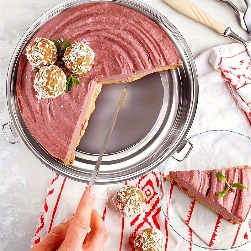 Stainless Steel Flan Pan, 63 Oz Flanera Mold Cooker For Baking, Compatible With Instant Pot 3 6 8qt, Custard Pan, Flan Dish With Lid, Tart Pan, Round Fluted Dish, Oven Safe.Cupcake & Pudding Baking!