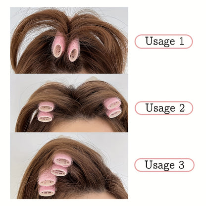 4pcs/set Volumizing Hair Root Rollers Fluffy Air Bangs Tools Heartless Hair Curlers DIY Hair Styling Accessories For Women And daily use