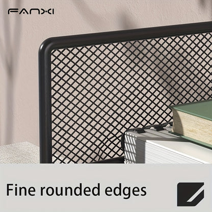 Iron Paper Organizer, Letter Tray, Document Data Bookend, Desk File Organizer, for Office, Home or School