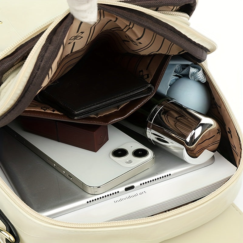 A Versatile Travel Bag That Is a Lightweight Backpack, a Multifunctional Casual Shoulder Bag, And a Stylish Soft-Sided Backpack for Moms And Women.