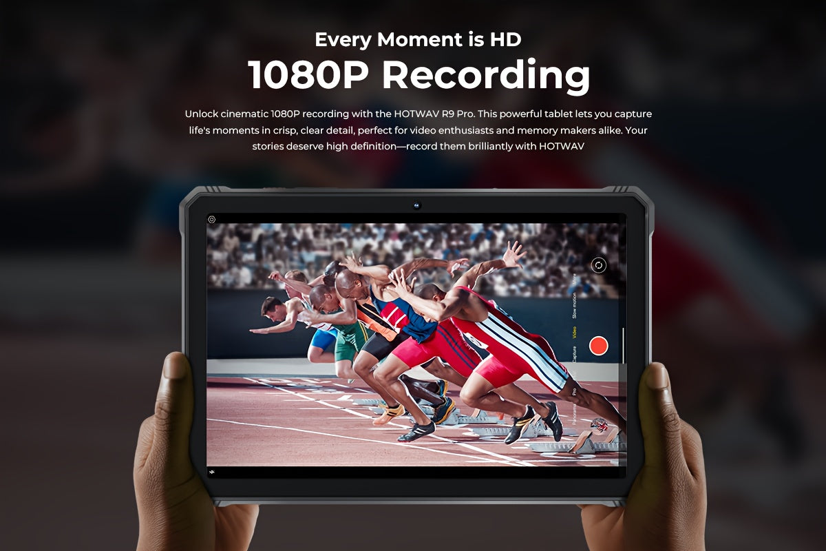 HOTWAV R9 Pro 11inch 2K FHD+Display Tablet, Android 14, 20080mAh 20GB (6GB+14GB Expandable)+256GB (2TB TF) Outdoor Tablet, 64MP Rear Main Camera, 16MP Front Camera, Octa-core/Dual SIM 4G, IP6X &amp; IPX8 High Quality Tablet, Dual