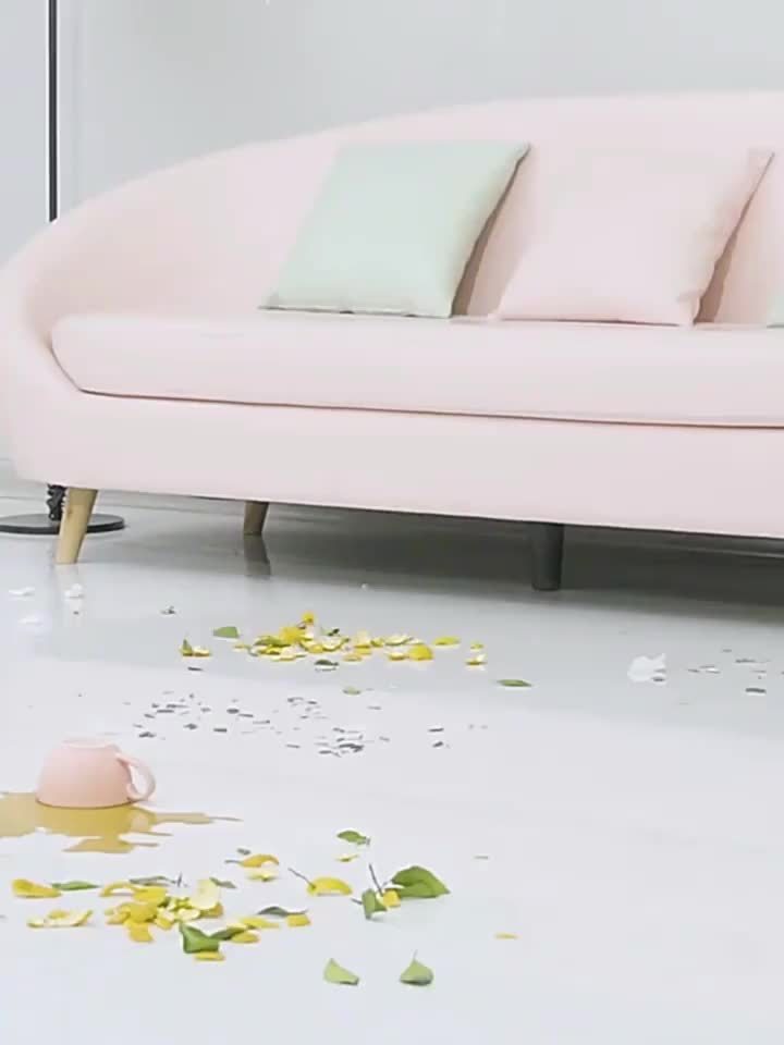 Wet and Dry Mop Set, Flat Mop with Built-in Scraper and Bucket, Suitable for Kitchen, Bathroom, Bedroom, and Living Room Floors, Plastic and Stainless Steel Handle, Rotating Washable Mop System, Cleaning Tool