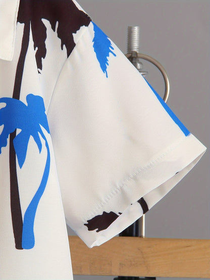 Boys' Summer Fashion Street Shirt Three-piece Set Only Selling Hats, Shirts and Shorts, Perfect for Outdoor