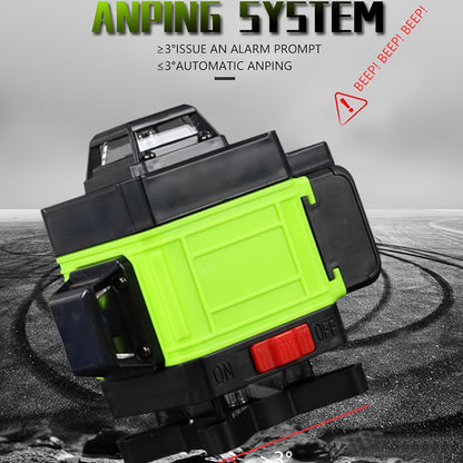 Lixada 4D 16 Lines Laser Level 3° Self-leveling Machine USB Rechargeable Lithium Battery Leveling Tool With Vertical Horizontal Tilt Lines