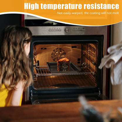 3pcs, Deep Square Baking Sheets, Baking Cake Pans Set, Non-Stick Cookie Sheets, Grilling Trays, Oven Accessories, Baking Tools, Kitchen Gadgets, Kitchen Accessories