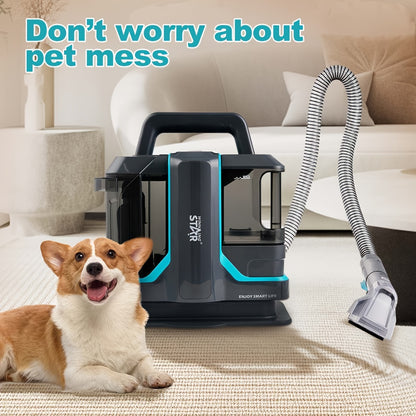 Portable Carpet Spot Cleaner Handheld for Sofas, Beds, Carpets, Upholstery Carpet Washing Cleaner Carpet Cleaner Vacuum Carpet Washing Machine Deep Cleaner Stain Remover Strong Suction Carpet Vacuum with Water