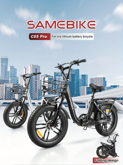 Adult E-Bike, Max 55miles And 25 KM/H City Cruising E-Bike, 50.8cm Tire Mountain Bike Commuting Snow Bike, 468WH Removable Battery, 7 Speed E-Bike, Front Suspension Bike with 6 Styles Of Hex Wrenches, 1 Screwdriver, And 2 Typ