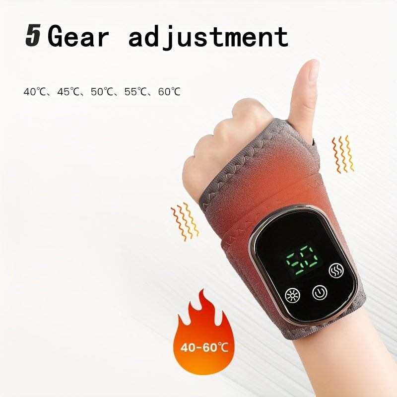Wrist massager, vibration massager, with function, easy to carry, rechargeable, is the best gift for parents.