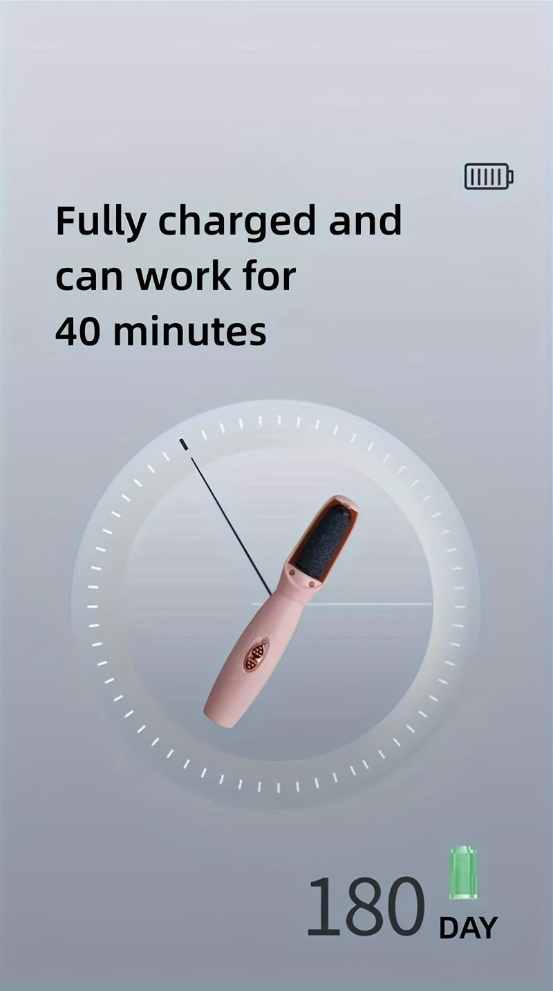 Feet Callus Remover, Portable Rechargeable Foot File Pedicure Tools With Foot Grinder