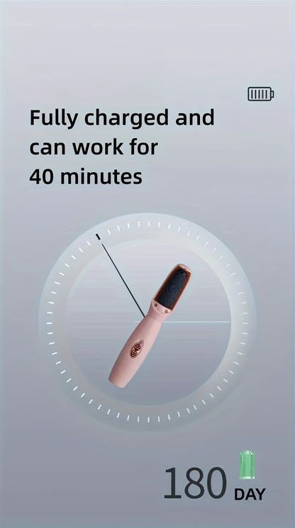 Feet Callus Remover, Portable Rechargeable Foot File Pedicure Tools With Foot Grinder
