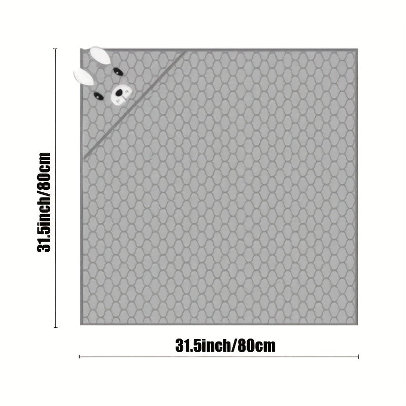 Baby Comfy Hooded Quick Drying Bath Towel For Bathroom Beach, Cute Cartoon Cloak For 0-3 Years Old, Ultra-Soft, Super Absorbent, Gentle-on-Skin Towel