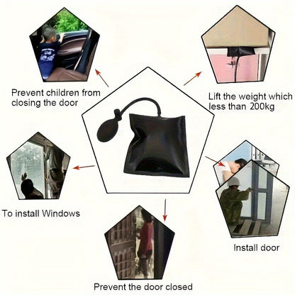 Complete Auto Repair Tool Kit: Inflatable Airbag, Air Pump, Emergency Unlock Tool & More - Get Your Car Ready For Anything!