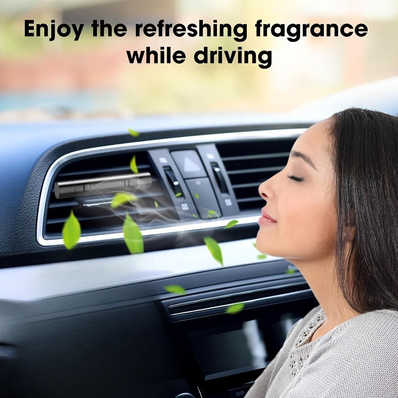 4-Pack Aromatherapy Car Air Freshener Sticks, Essential Oil Diffuser, Long-Lasting Fragrance, Compressed Scent Tablet, Incense Stick for Vehicle Interior, Home & Office Use