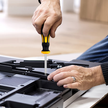 Conjunto de Chaves de Fendas Profissionais com 43 Peças e Suporte Magnético para Bits - Aço Cromo Vanádio, Inclui Bits de Fendas, Phillips, Hexagonais, Torx e Ferramentas de Precisão - Kit de Reparação Durável para Uso Doméstico e Industrial