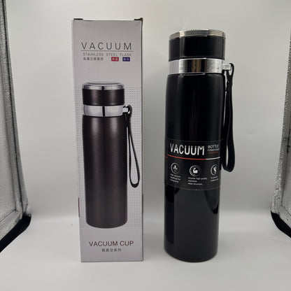 1000ml/33.8oz Stainless Steel Thermos - Double-Wall Vacuum Insulated Cup with Leakproof Lid, 24-Hour Hot/Cold Retention, Large Mouth for Easy Cleaning - Matte Finish, Ideal for Camping, Hiking, Office, Travel - Keeps Drinks H
