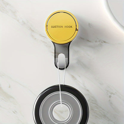 3pcs Heavy Duty No-Drill Bathroom & Kitchen Towel Hooks - Strong Vacuum Cup, Self-Stick Adhesive Towel Rack Holders, Damage-Free Installation, No Tools Needed, Space-Saving for Bathroom, Kitchen, Hotel, Office - Modern Minima