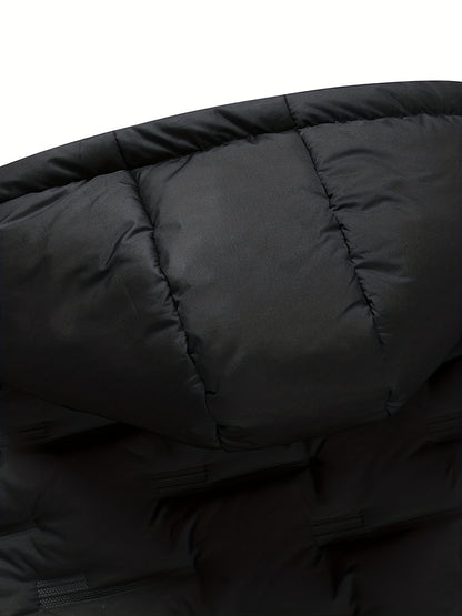 Men's Trendy Autumn Winter Hooded Thermal Vest Casual Sleeveless Jacket Coat Vest