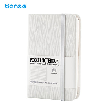 1pc TIANSE A7 Lined Pocket Journal Notebook, 100 Pages, Small, 3.15 Inches X 4.33 Inches - 100 Gsm Thick Paper, Hardcover