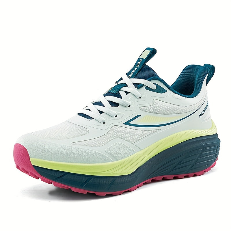 Bright Orange Unisex Running Shoes - Lightweight, All-Season Athletic Sneakers with Stability Support for Outdoor Sports, Gym, and Marathon Events, Marathon Footwear | Modern Running Shoes | Cushioned EVA Sole