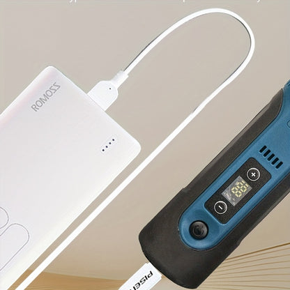 Rechargeable Electric Polishing Machine, 7.4V High Power Grinder, Wireless Rotary Tool with Battery, Adjustable Speed Carving Pen for Wood Carving and Polishing, Perfect Christmas Gift for Friends and Family