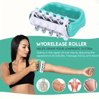 Lym Drain Massager, Fascia Release and Cuticle Removal Tool, Manual Massager, Suitable for Thigh, Hip, Legs, Back and Body