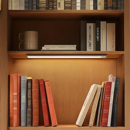 2pcs Under Cabinet Light, Closet Light, Rechargeable Battery Operated Motion Sensor Light Indoor, Magnetic Dimmable Closet Lights, Wireless Under Counter Lights for Kitchen, Stairs metal Shell