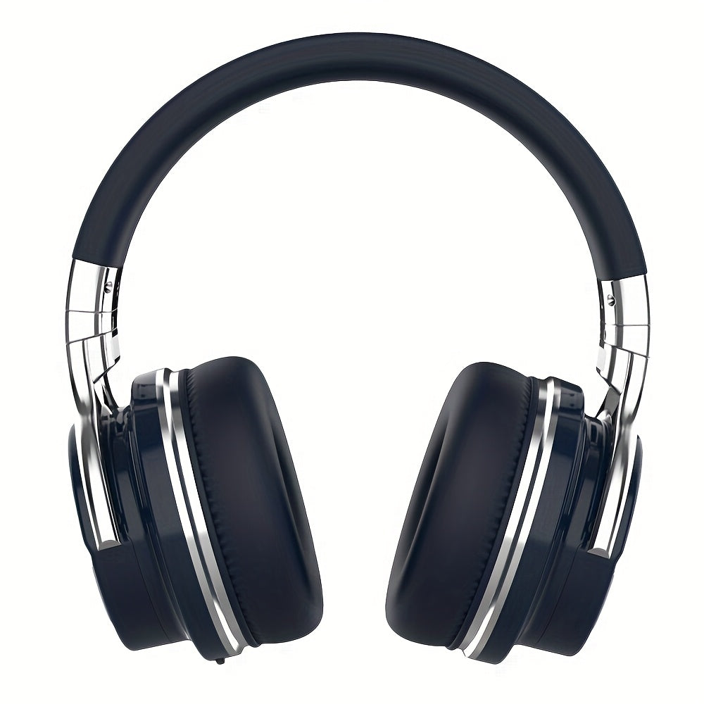 Wireless Headphones, Active Noise Cancelling Headphones with Microphone, Deep Bass, Over Ear Headphones, Comfortable Fit, 30H Playtime