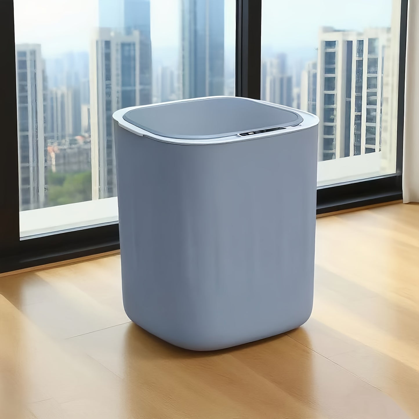 Large-sized contactless 26-liter induction kitchen trash can, commercial-grade automatic contactless smart trash can, automatic plastic bathroom smart trash can, smart dustbin, smart electric trash can suitable for office, be