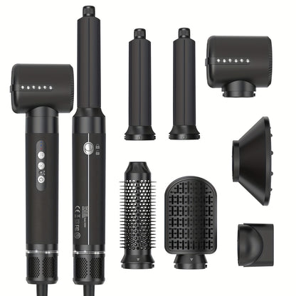 Hair Dryer Brush 7 In 1 Hair Styling Tools Blow Dryer Brush Set With Diffuser 110000 RPM High Speed Ionic Volumizer Drying Curling Wand Professional Air Curler Hair Straightener