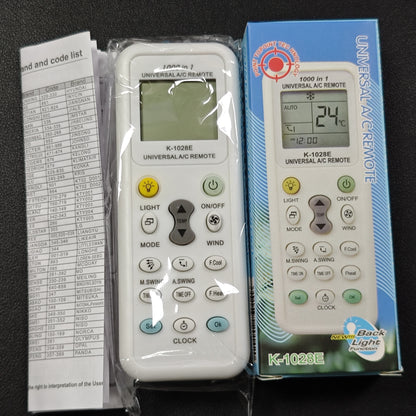 Universal A/C Remote Control - Compatible with Multiple Brands and Models - Easy Temperature Control and Energy Savings, Air Conditioner Remote, Remote Air Condition Control, Air Conditioner Remote Control, Energyefficient Co