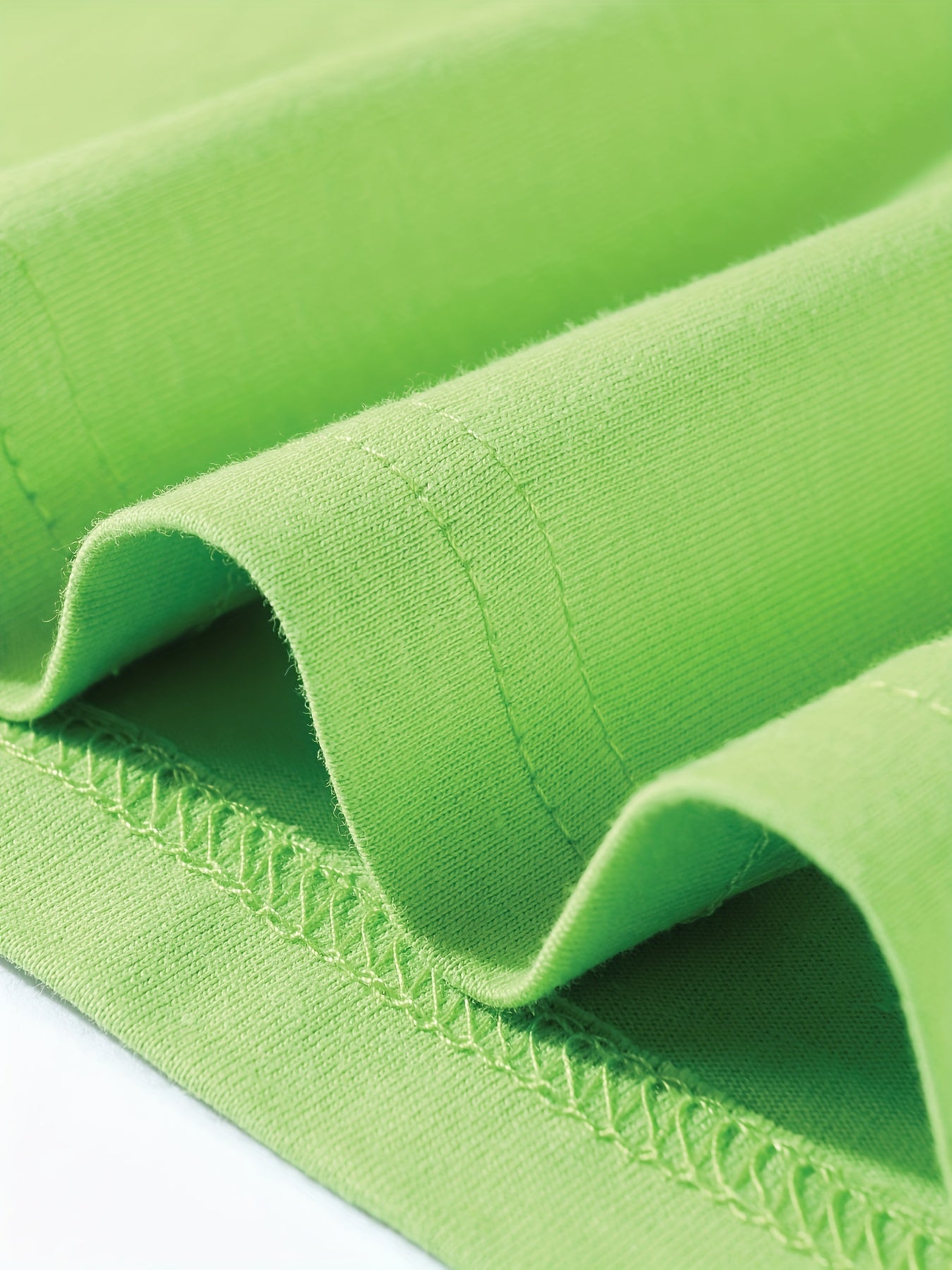 T-shirt infantil de cor sólida, blusa casual de manga curta, t-shirt infantil para o verão.